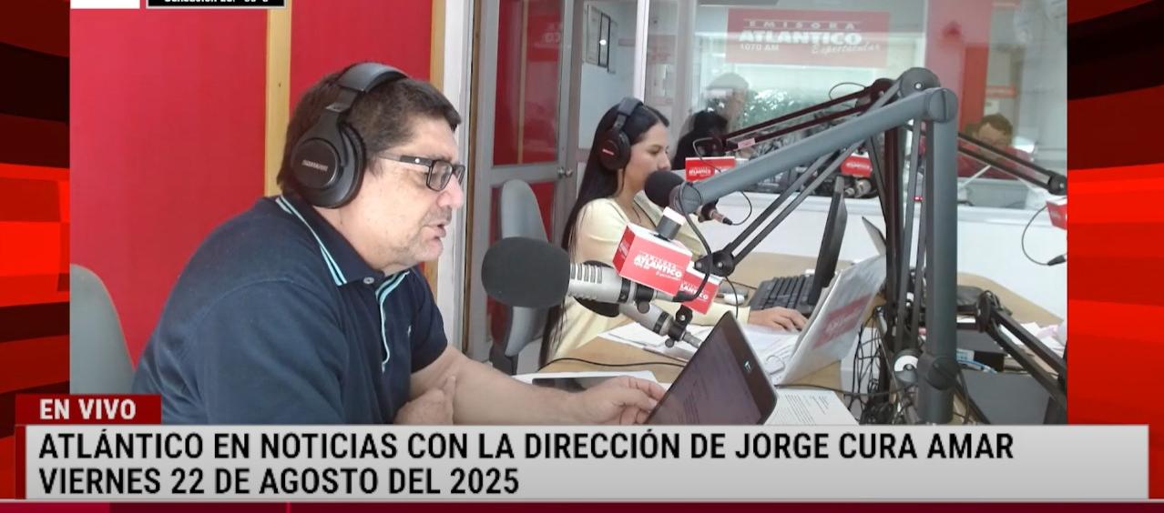 Transmisión de Atlántico en Noticias.
