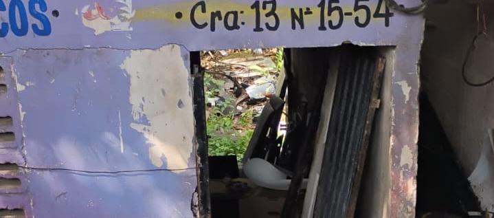 Lugar donde sucedió el crimen.