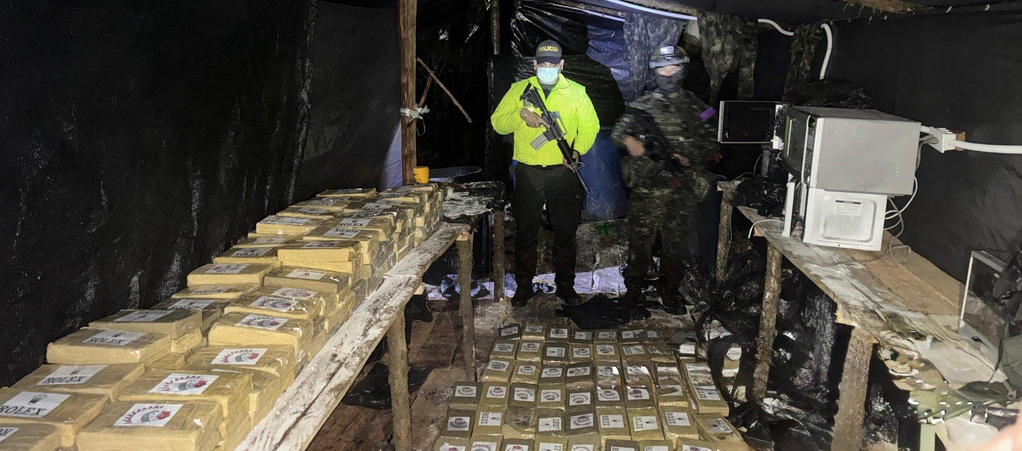 La tonelada de cocaína incautada