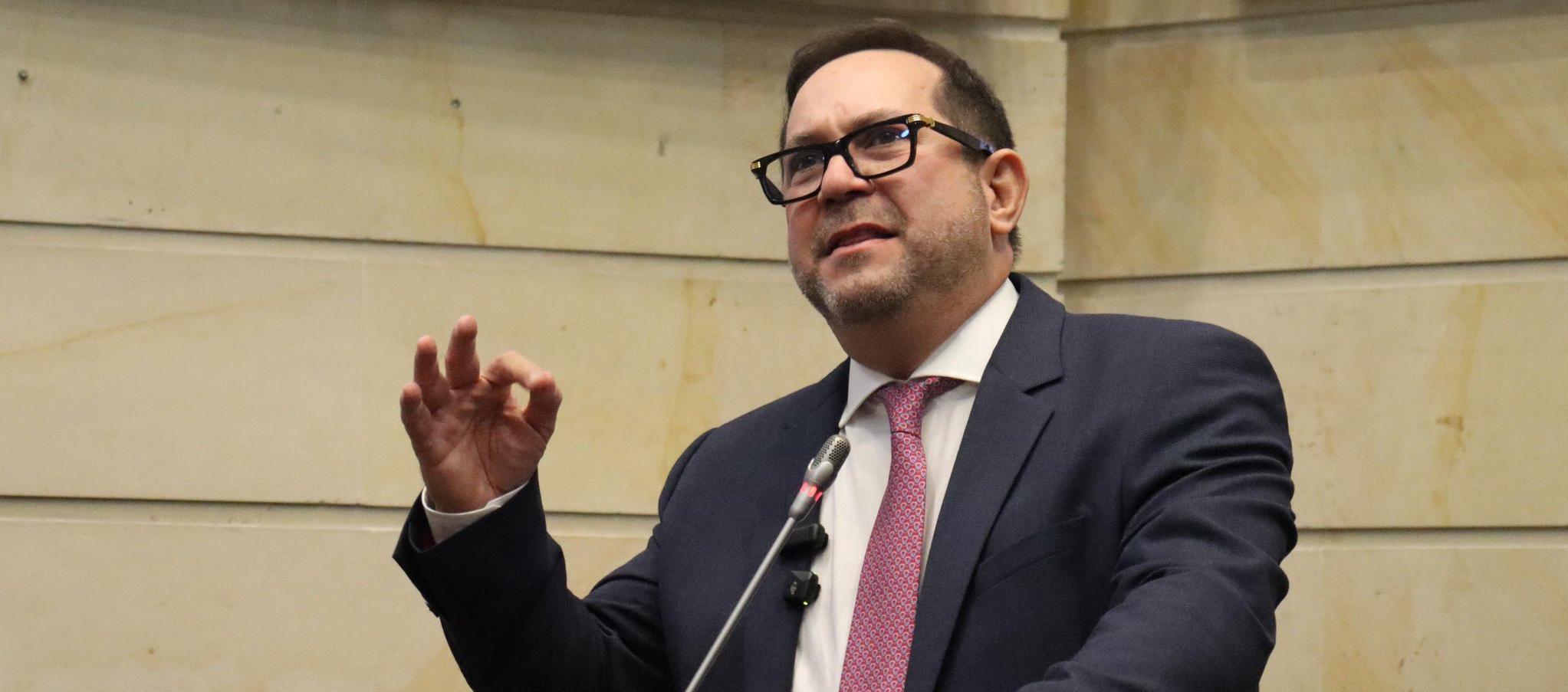 Lidio García, presidente del Congreso. 