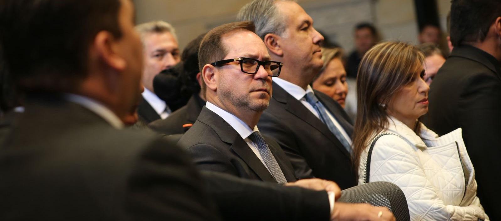 Lidio García, presidente del Senado.