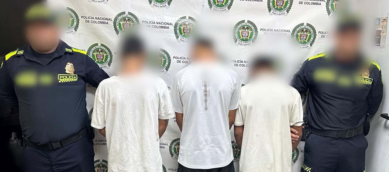 Los tres adolescentes capturados
