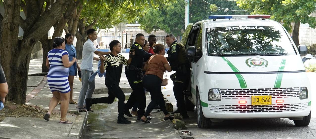 Familiares se enfrentaron a supuesto victimario. 