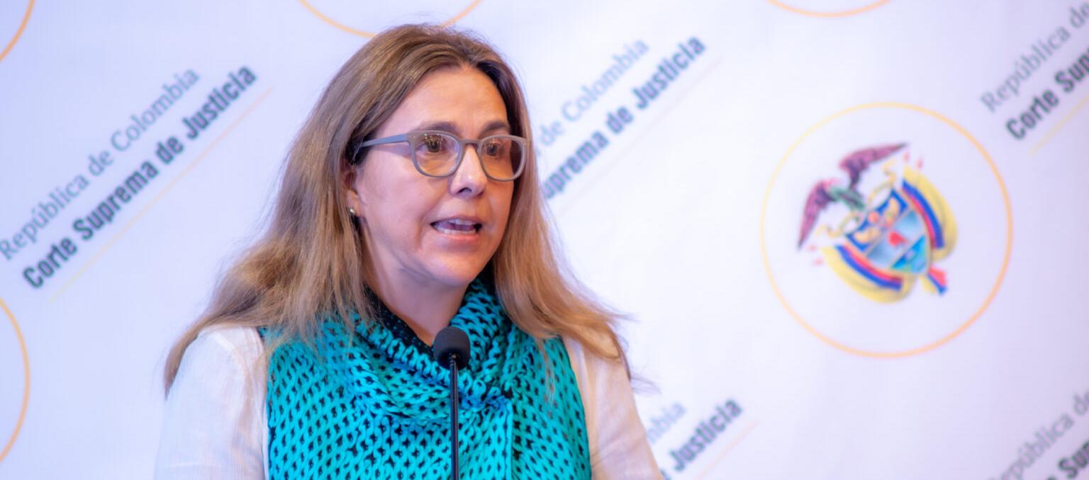 Adriana Consuelo López Martínez, magistrada de la Corte Suprema.
