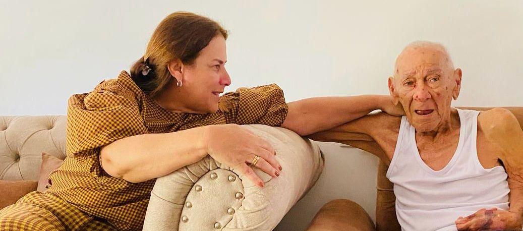 La excongresista Martha Villalba y su padre, Rafael Villalba Guerra.