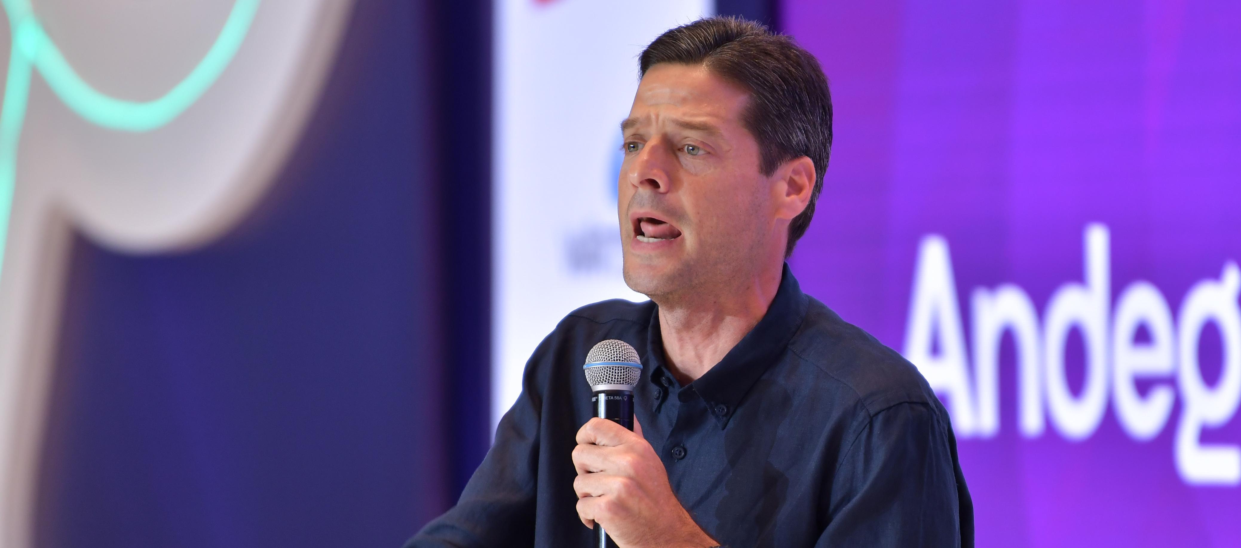 El senador y precandidato presidencial, Mauricio Gómez. 