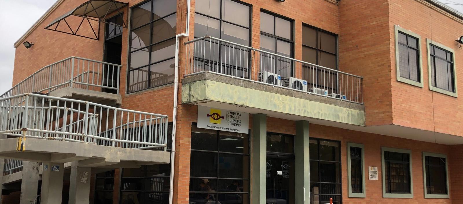 Sede de Medicina Legal, en Barranquilla. 