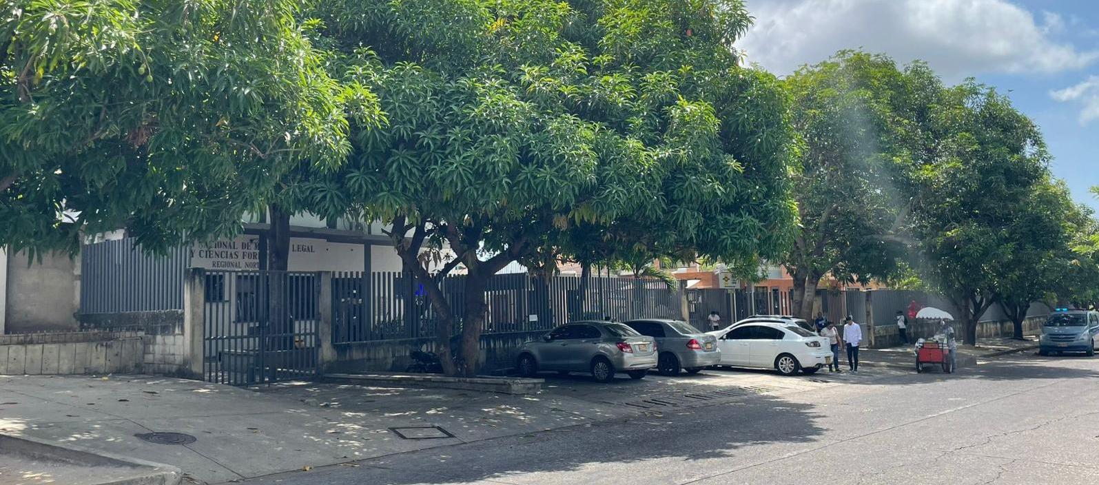 Fachada de Medicina Legal en Barranquilla.