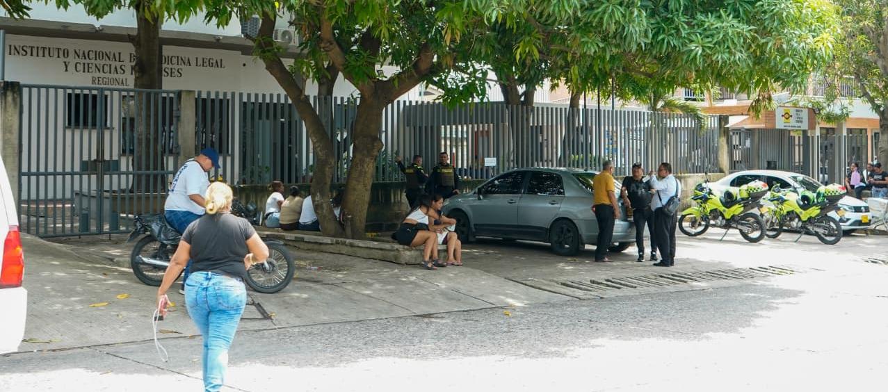 Fachada de Medicina Legal, en Barranquilla. 