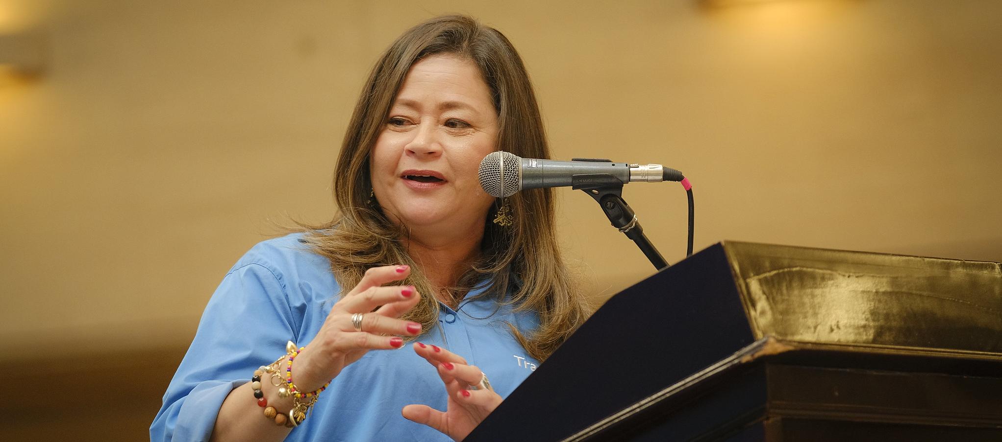 María Fernanda Rojas, ministra de Transporte.