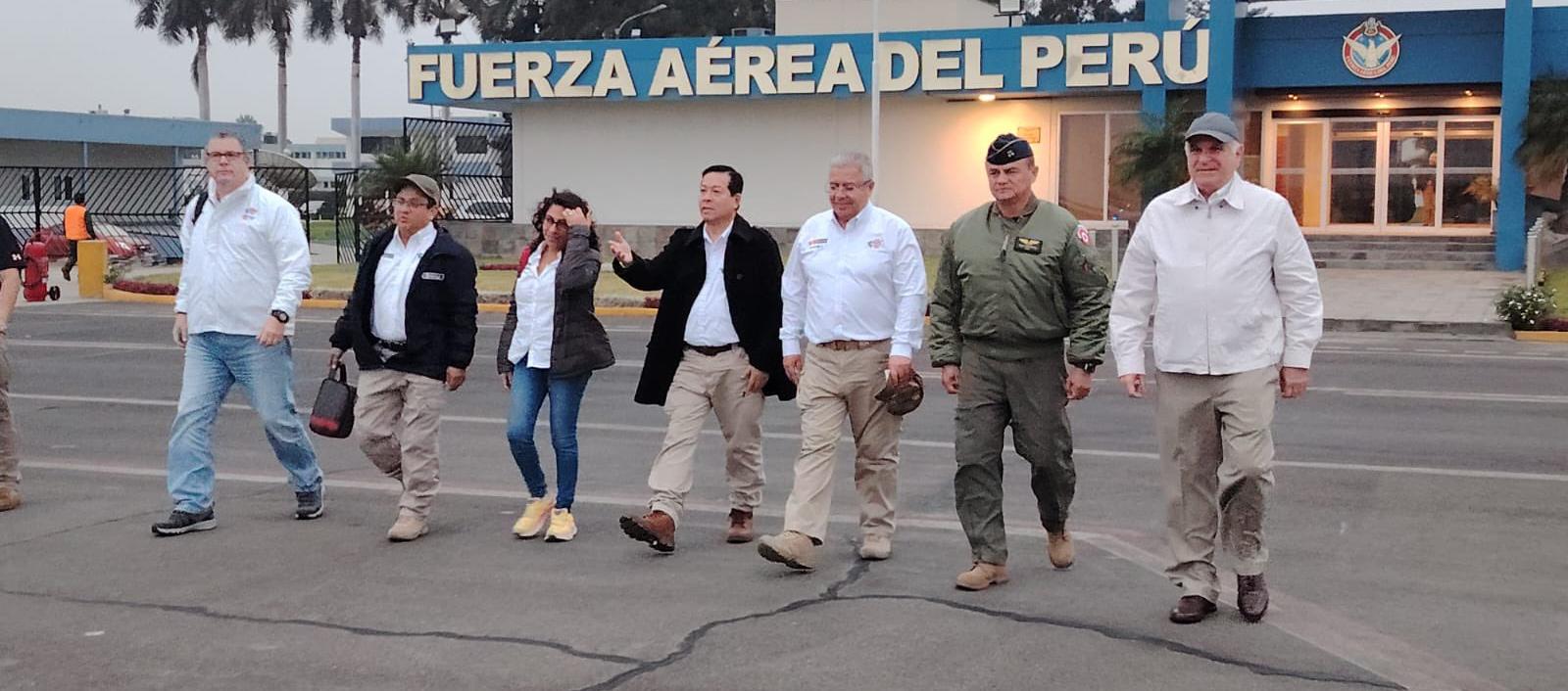 La delegación del Gobierno de Perú.