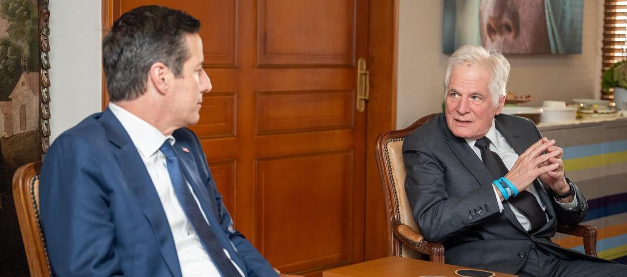 Bernie Moreno y Miguel Uribe Londoño.