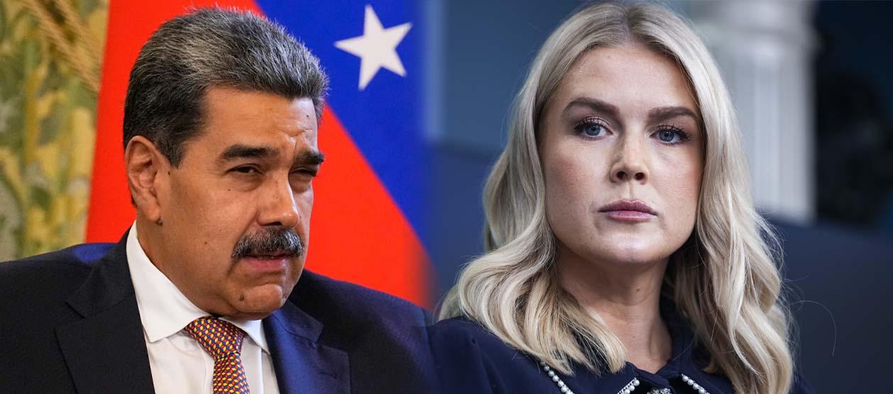 Nicolás Maduro y Karoline Leavitt 