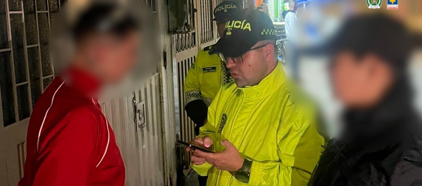 La captura se dio en la ciudad de Bogotá. 