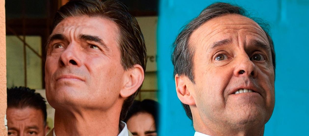 El senador Rodrigo Paz Pereira y el expresidente Jorge 'Tuto' Quiroga.