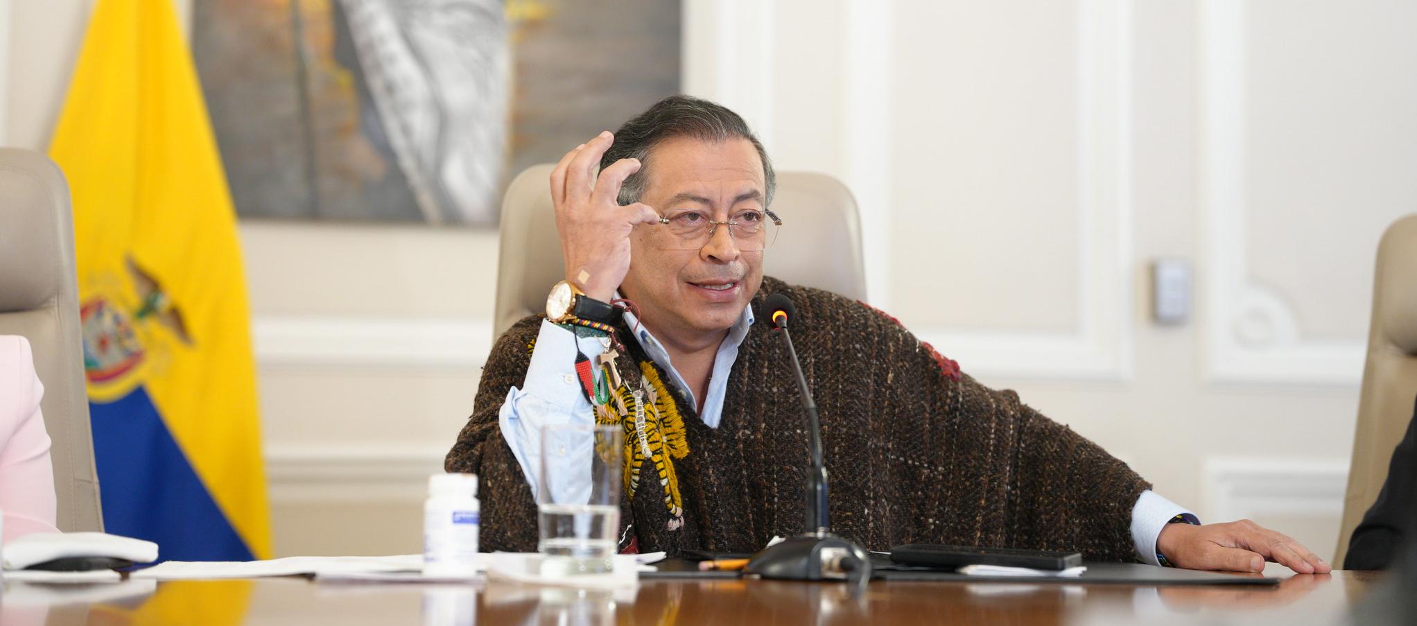 El Presidente Gustavo Petro.