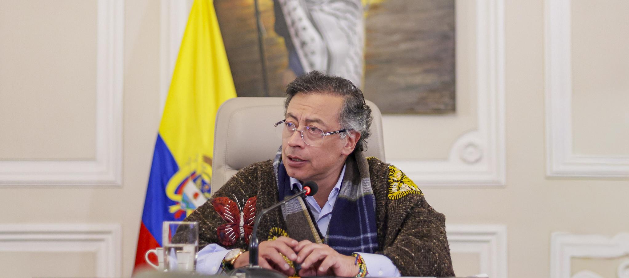 El Presidente Gustavo Petro.