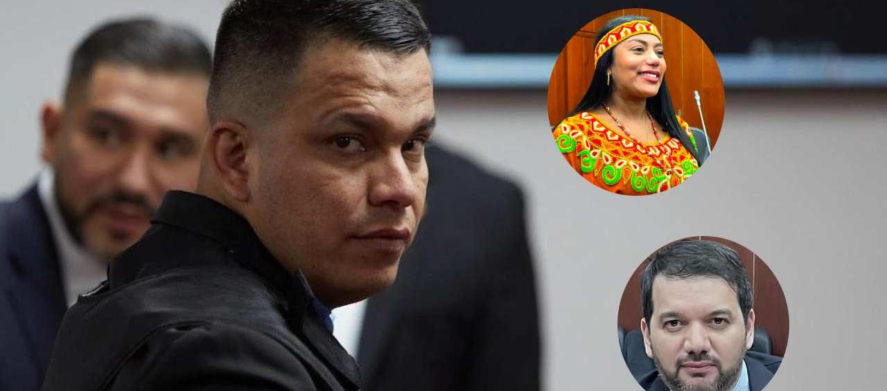 Sneyder Pinilla, Martha Peralta, Julio Chagüi.