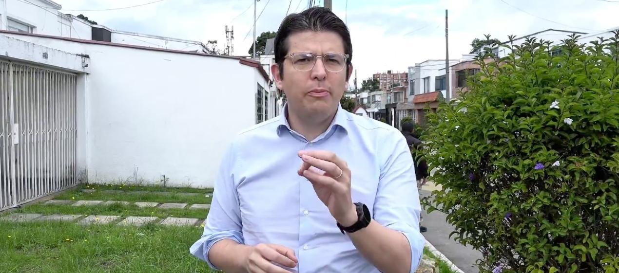 Senador y precandidato presencial Miguel Uribe Turbay. 