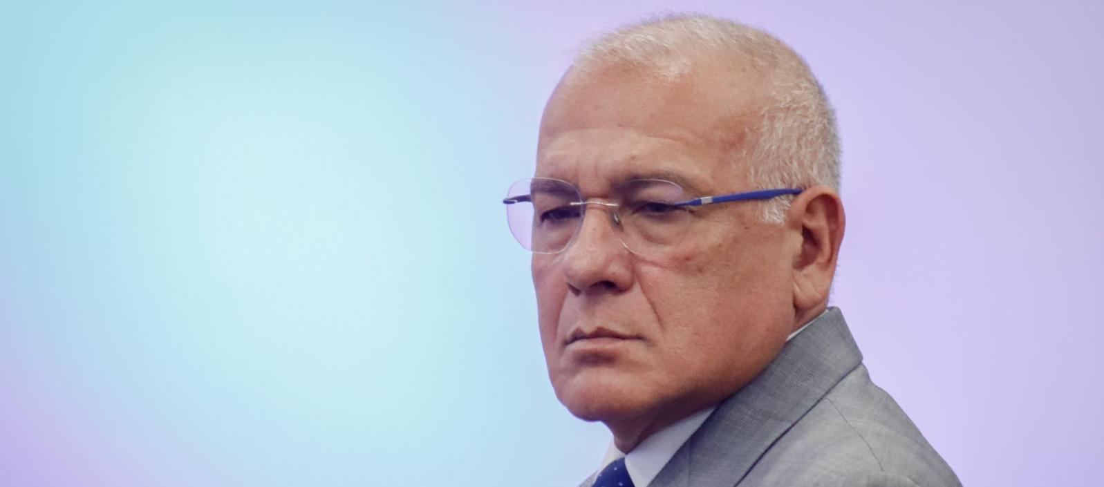 El coronel (r) Publio Hernán Mejía durante la audiencia de este martes.