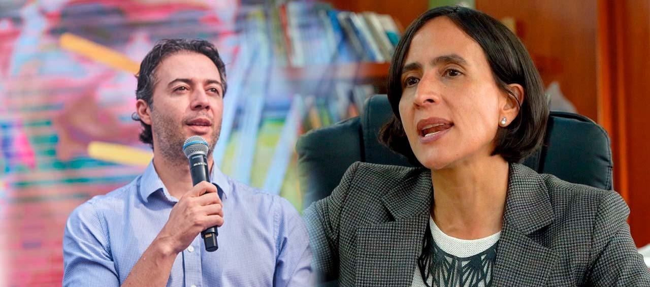 Daniel Quintero y Susana Muhamad.