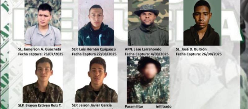 Secuestrados por las disidencia de las FARC.