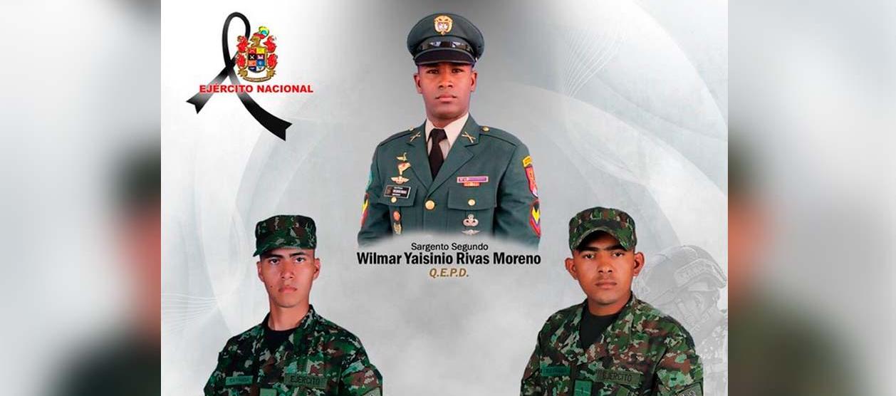 Los tres soldados muertos. 