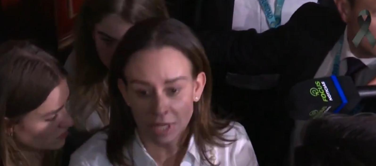 María Claudia Tarazona, esposa de Miguel Uribe.