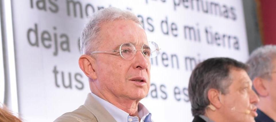 El expresidente Álvaro Uribe.