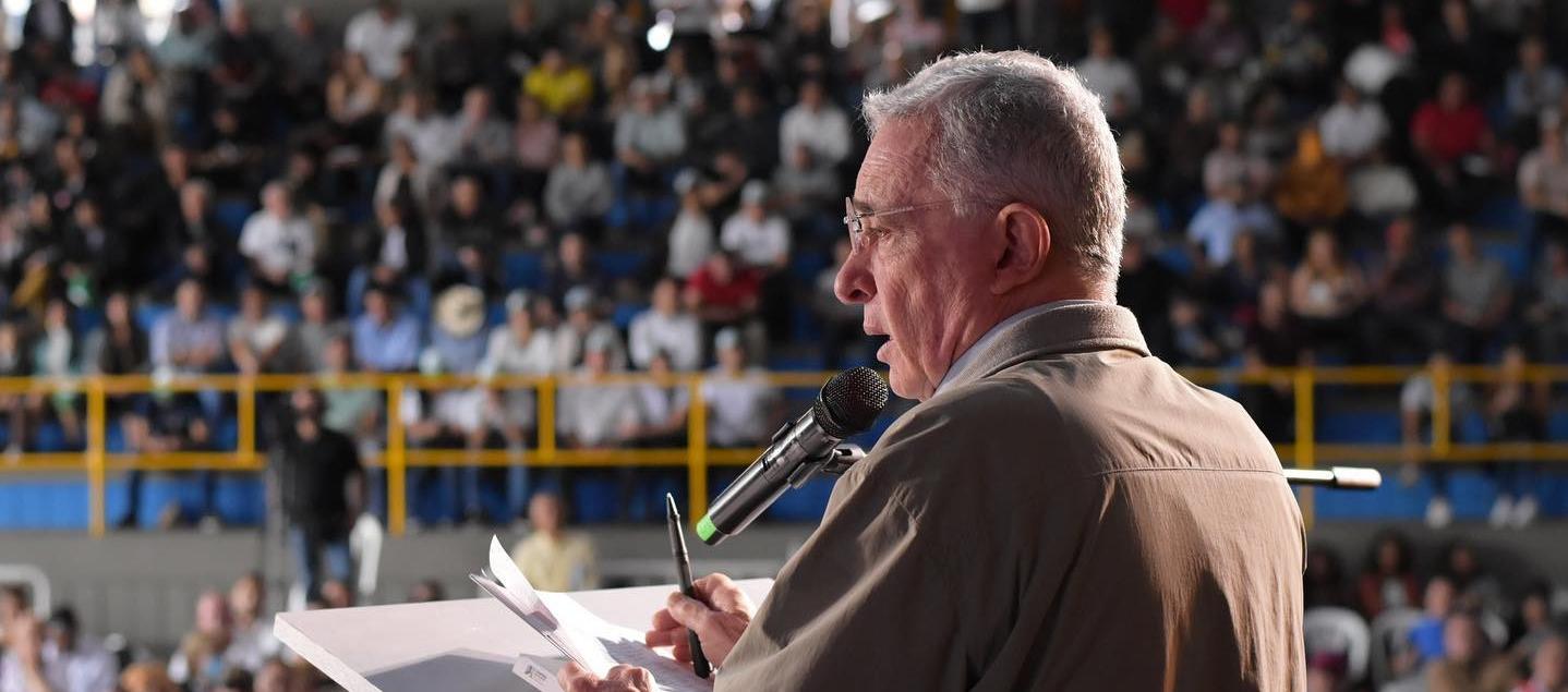 El expresidente Álvaro Uribe.