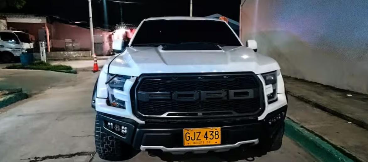 Vehículo involucrado en el accidente. 