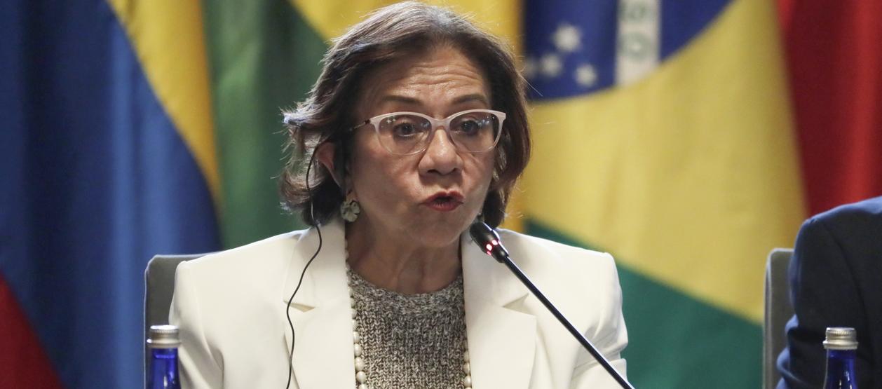 La canciller colombiana, Yolanda Villavicencio.