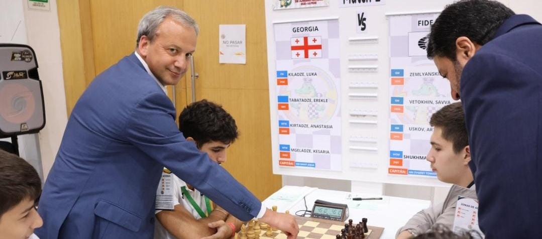 Arkady Dvorkovich, presidente de la Federación Internacional de Ajedrez.