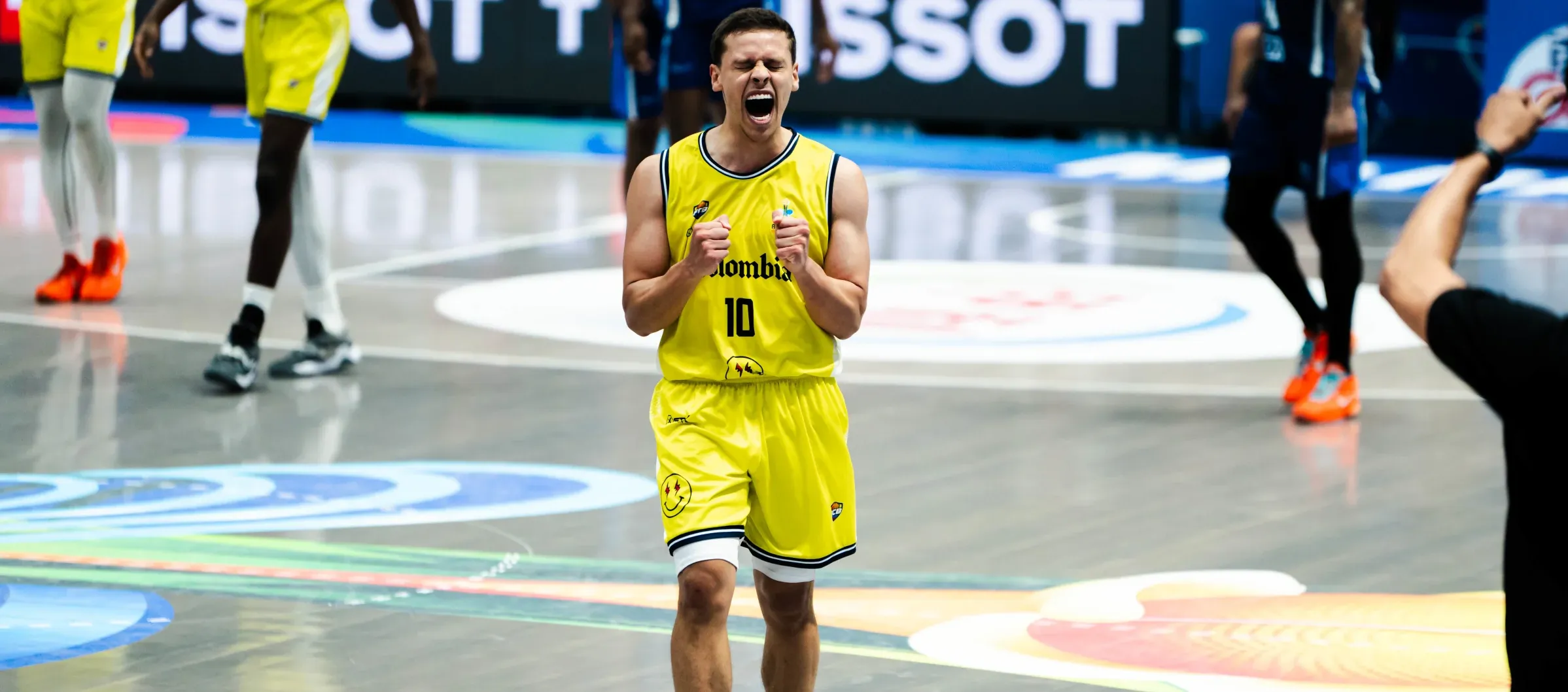 Hansel Atencia fue el jugador más destacado de Colombia contra Nicaragua.