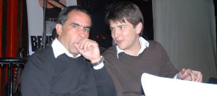 Armando Benedetti y Miguel Uribe Turbay (Q.E.P.D)