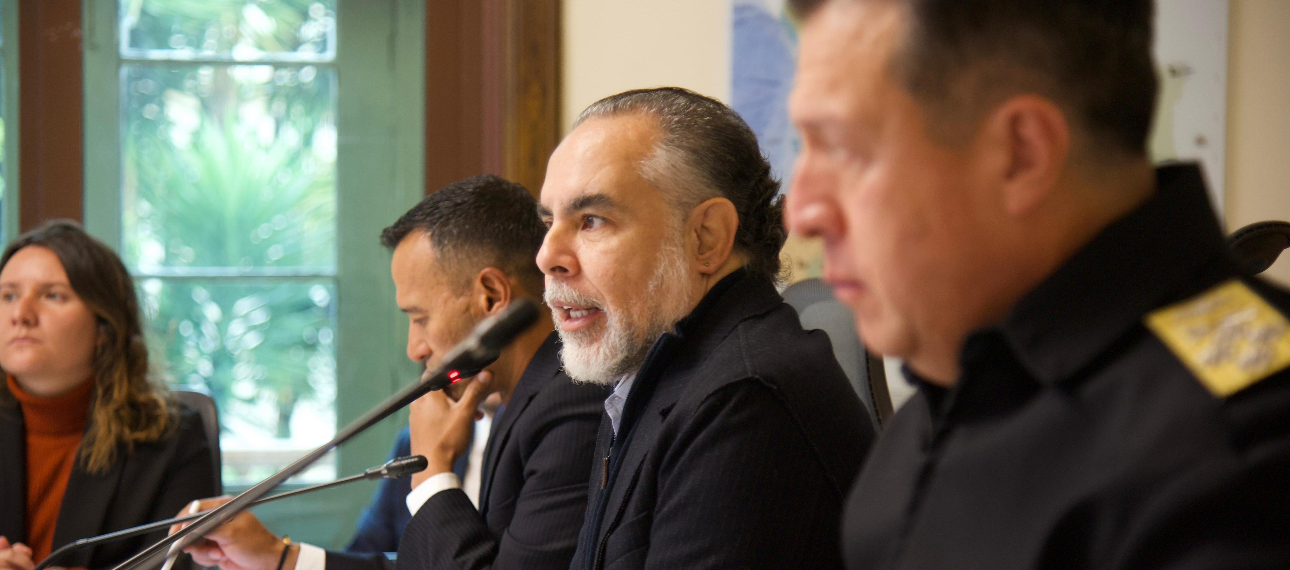 Armando Benedetti, ministro del Interior. 