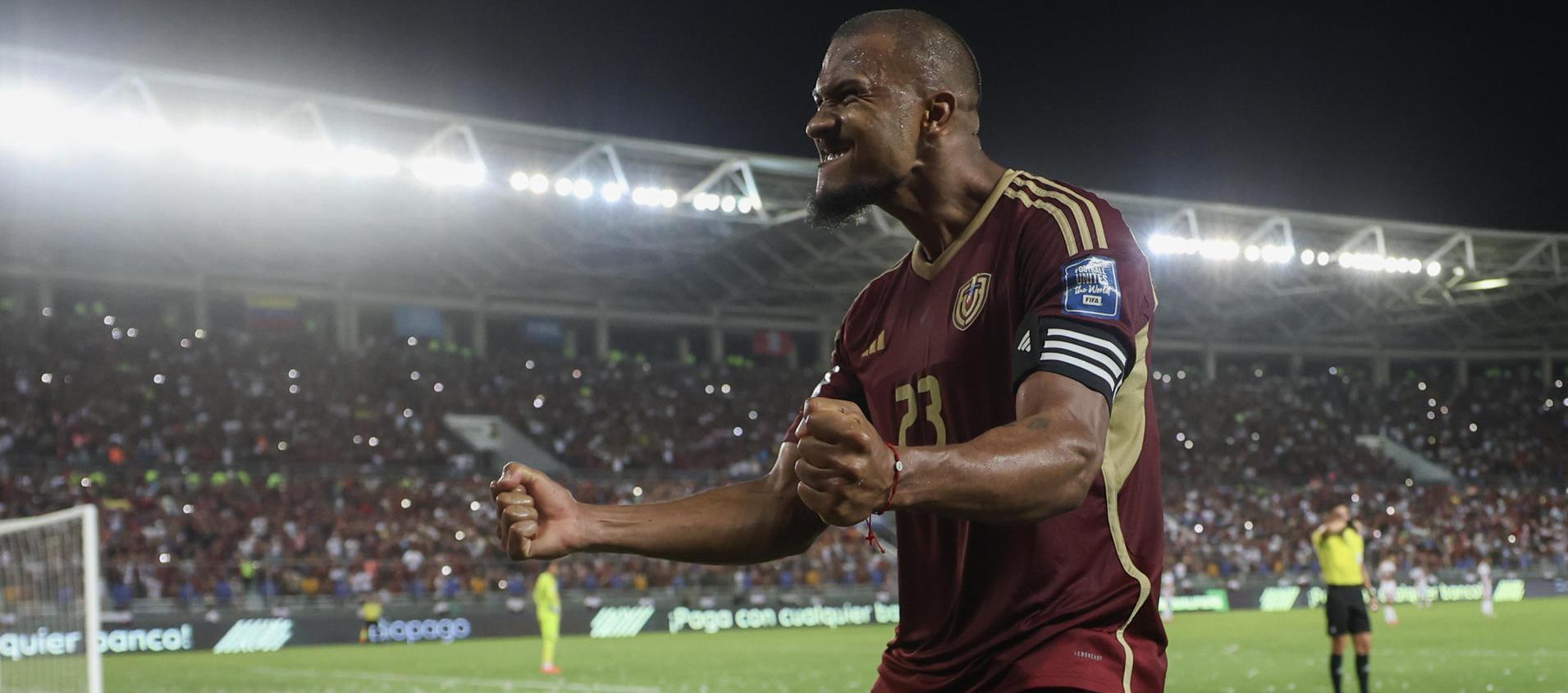 Salomón Rondón, capitán de Venezuela.