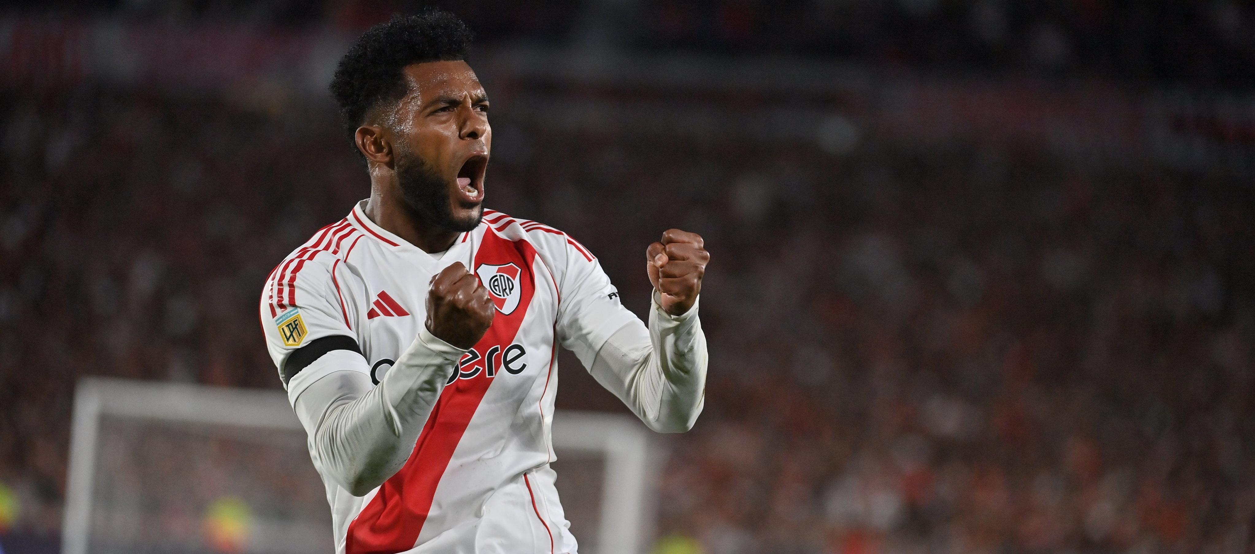 Miguel Ángel Borja no vive su mejor momento en River Plate. 