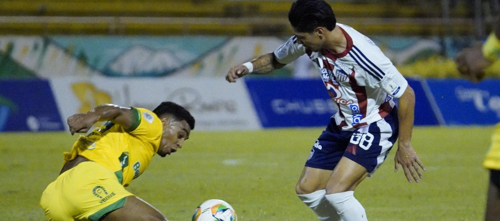 Bryan Castrillón, autor del gol que le dio el triunfo al Junior. 