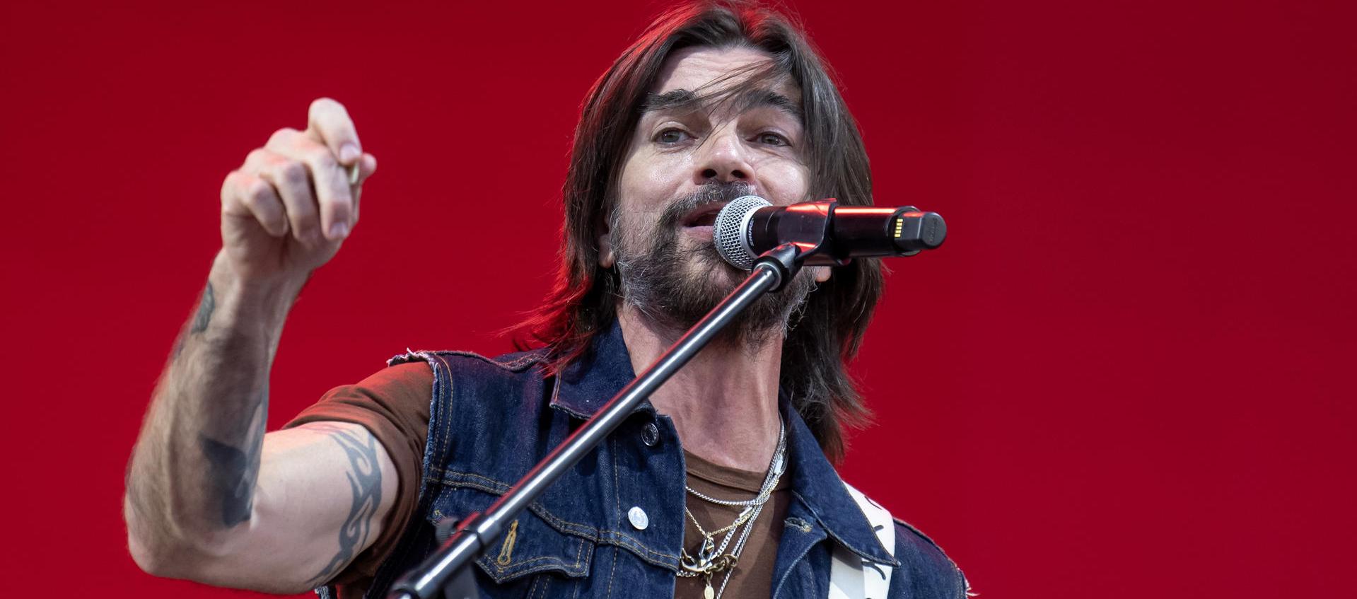 El cantante y compositor colombiano Juanes. 