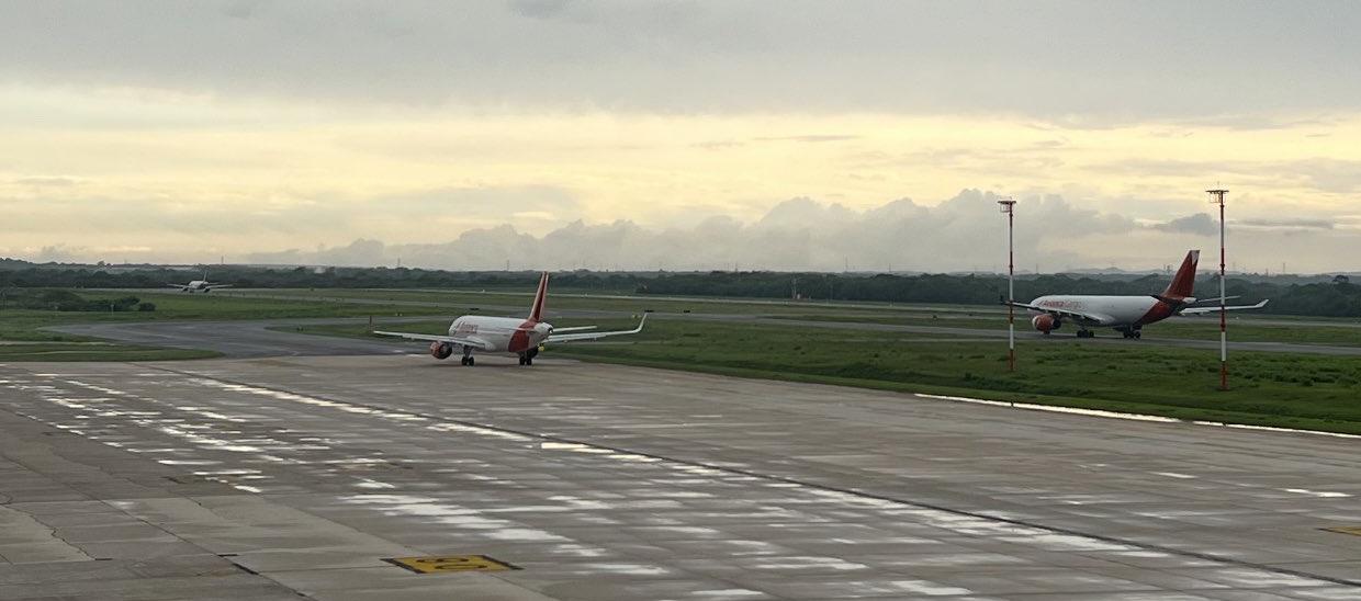 Aeropuerto Internacional Ernesto Cortissoz de Barranquilla.