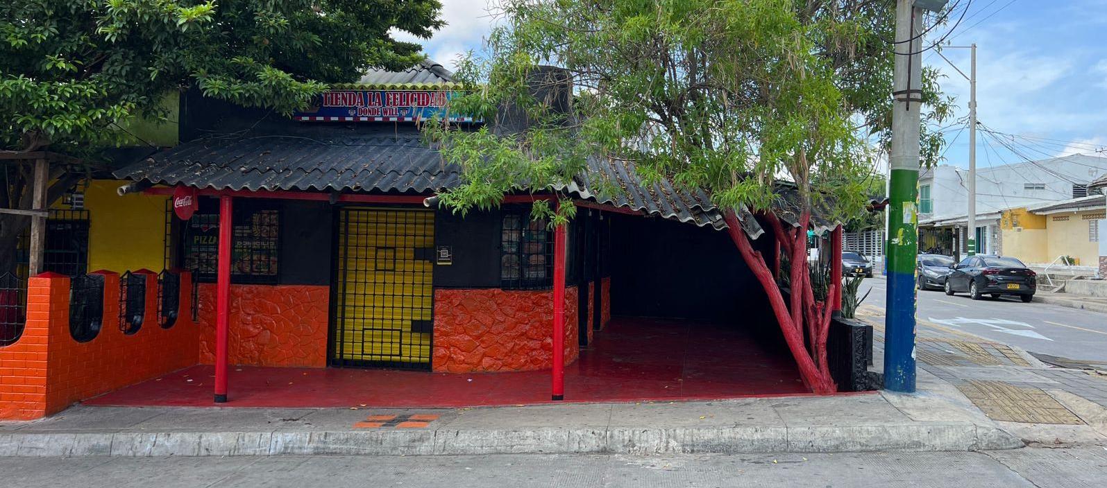 Fachada de una tienda en barrio Abajo, en donde dispararon en junio de este año.