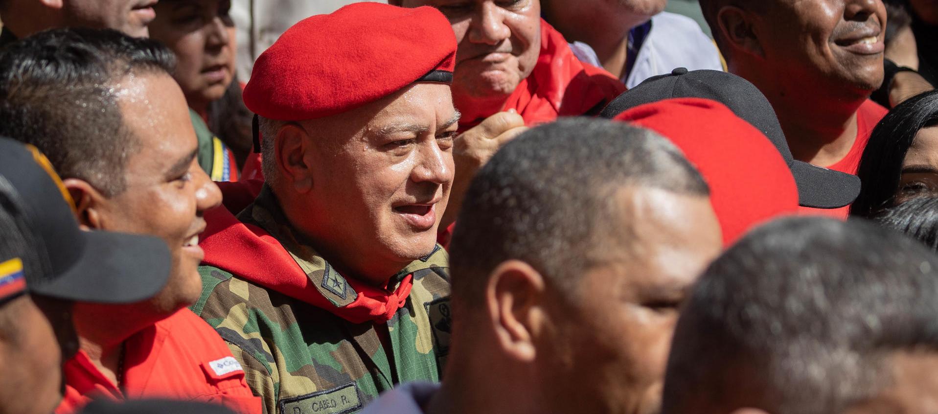Diosdado Cabello, Ministro del Interior de Venezuela.