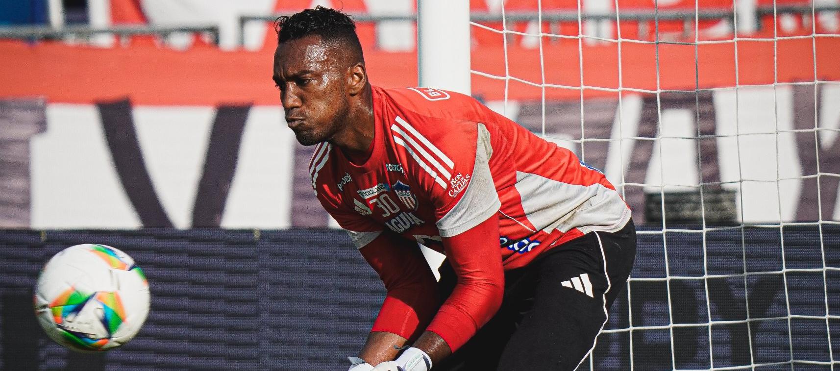 Jefersson Martínez, portero suplente del Junior. 