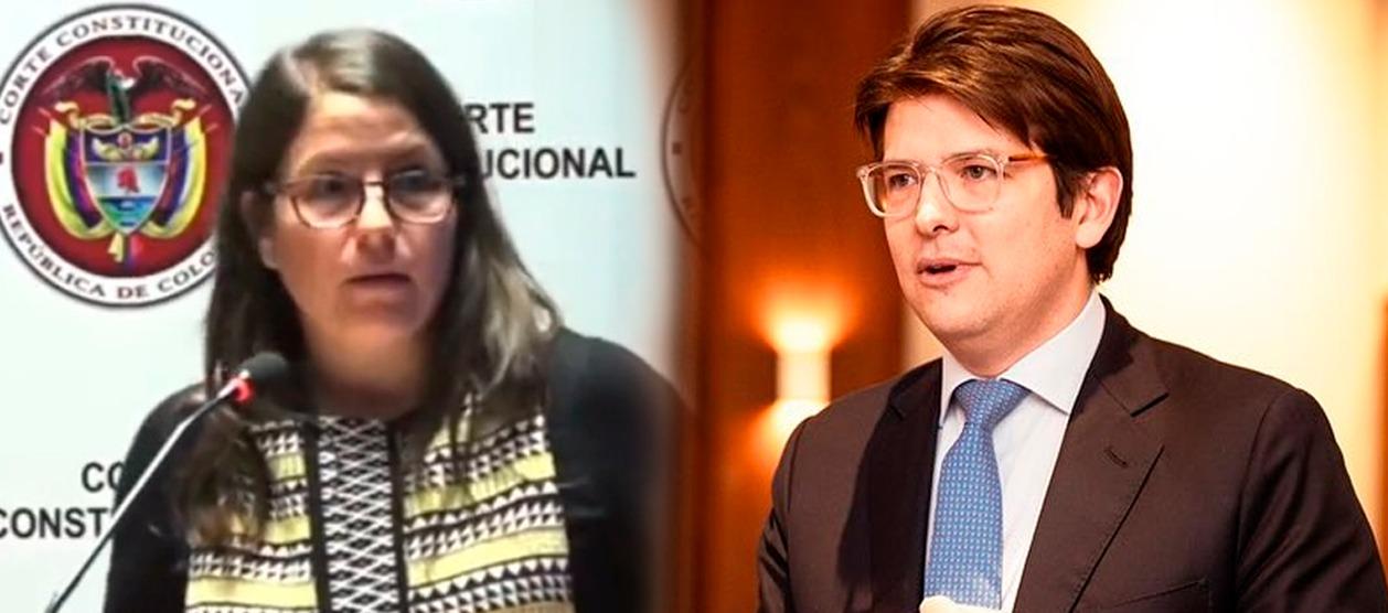 Juanita Goebertus y Miguel Uribe Turbay (Q.E.P.D).