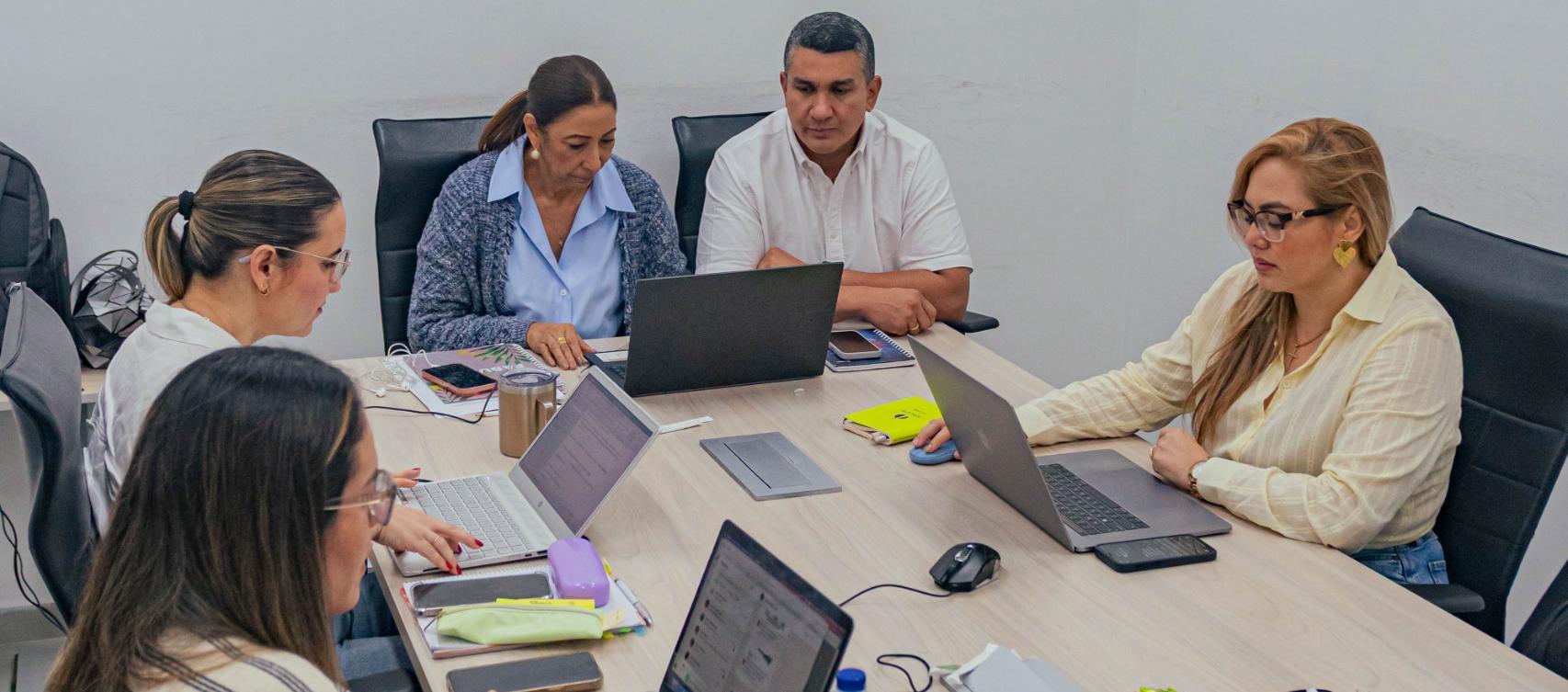 Aspecto de la audiencia de licitación en Soledad.