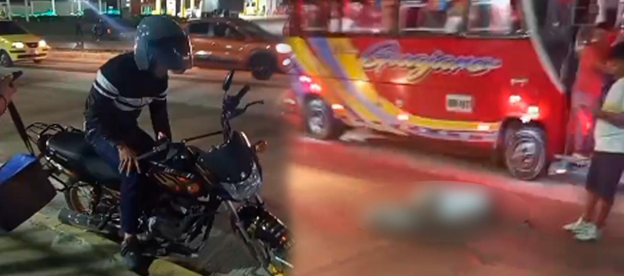 Los presuntos delincuentes cayeron a la altura de Éxito Metropolitano. 