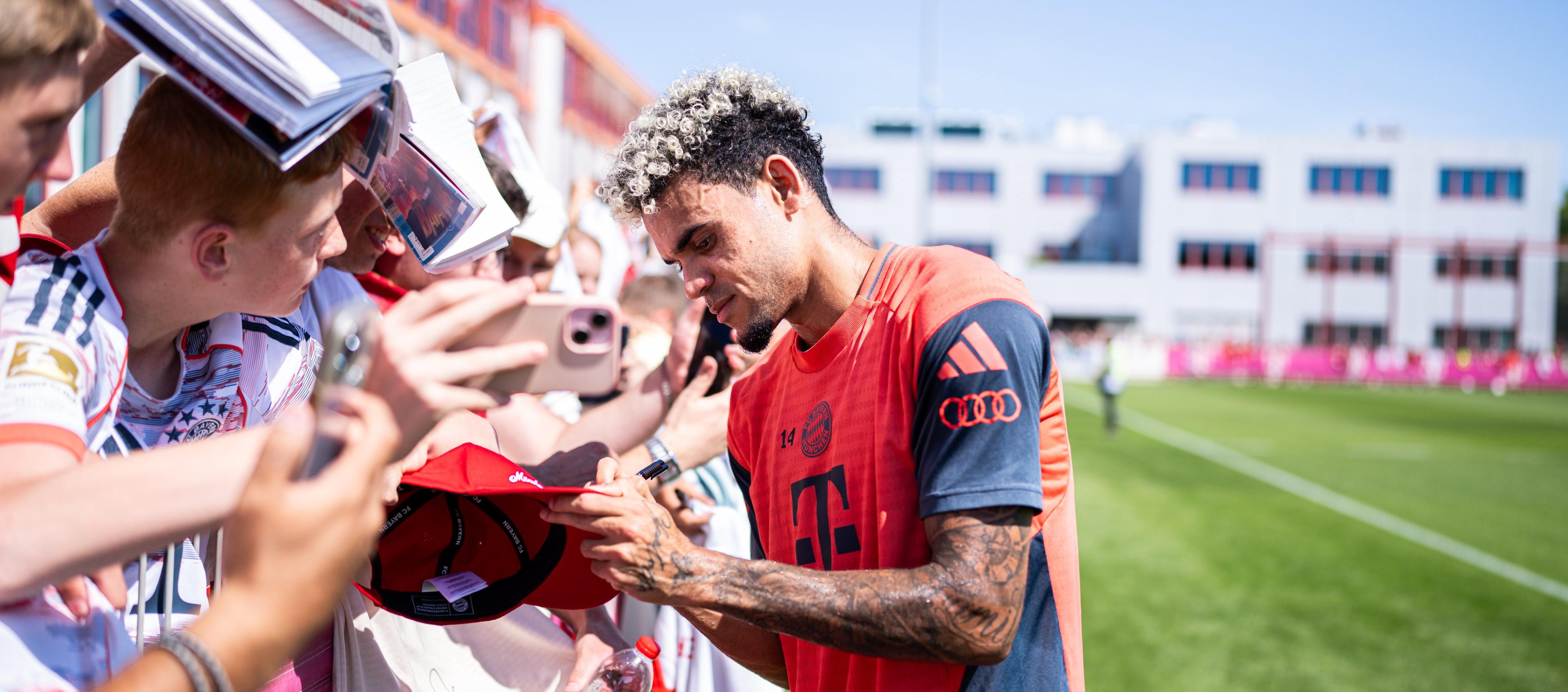 Luis Díaz ya es uno de los preferidos de la afición del Bayern Múnich. 