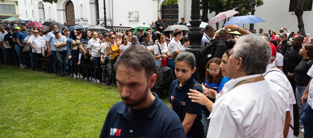 Jornada de alistamiento de la Milicia Bolivariana de Venezuela, este sábado en Caracas.