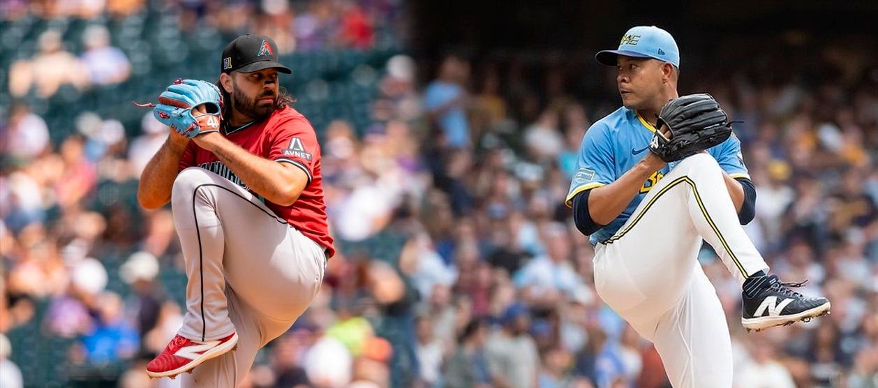 Nabil Quintana y José Quintana, lanzadores colombianos. 